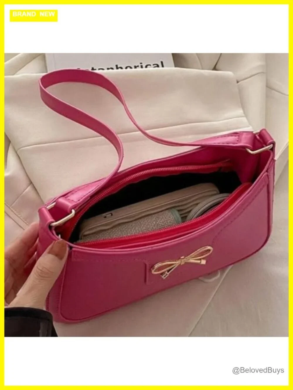 Women's Shoulder Tote Bag with Chain Strap Y2K Travel Purse